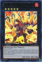 Number 61: Volcasaurus - ZTIN-EN002 - Ultra Rare - 1st Edition